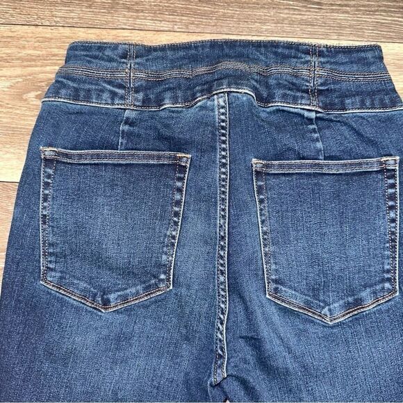 FREE People CRVY High Rise Lace Up Skinny Jeans sz 27 - Picture 14 of 14